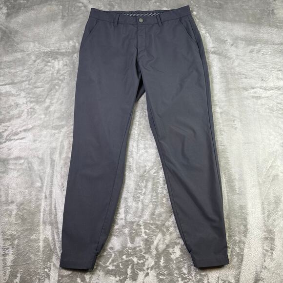 Primo Golf casual grey active jogger pants ankle zip mens size 33 - Picture 1 of 9